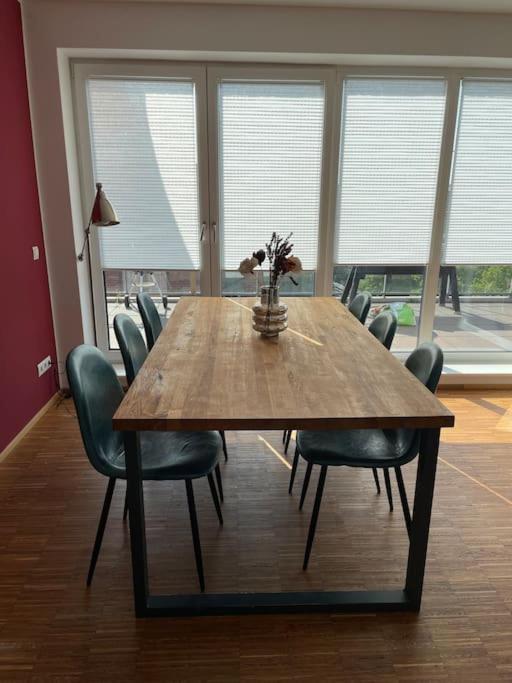 Penthouse-Wohnung Mit Flussblick オルデンブルク エクステリア 写真