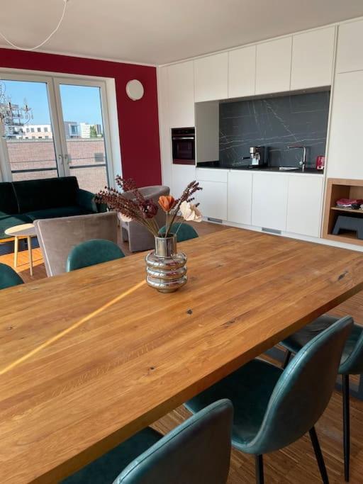 Penthouse-Wohnung Mit Flussblick オルデンブルク エクステリア 写真